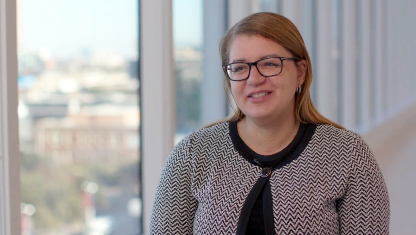 Suzan Kedron video still from 2019 Diversity & Inclusion video