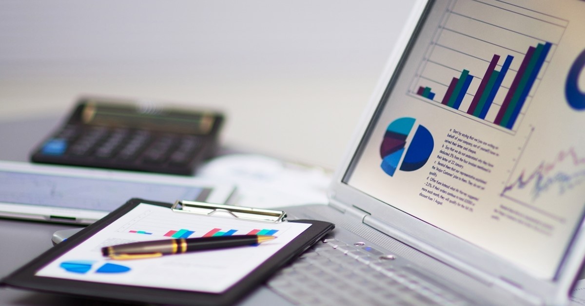 Analyzing investment charts for accounting