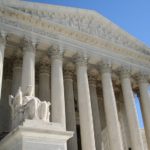 United States Supreme Court building with Jackson Walker logo
