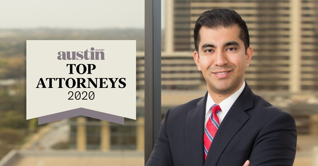‘Austin Monthly’ Lists Padilla Among Top Attorneys for 2020