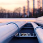 Steel pipes energy pipeline midstream with Jackson Walker logo