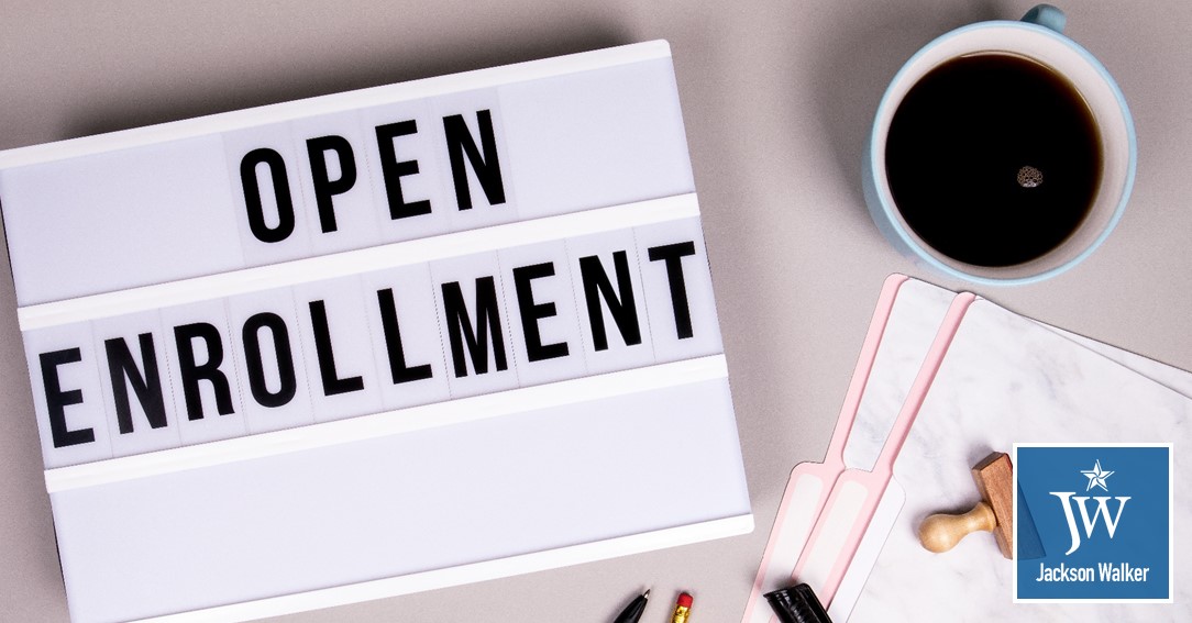 Open Enrollment with Jackson Walker logo