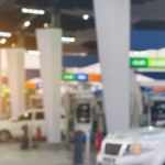 Gas station with Jackson Walker logo