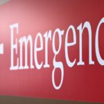 Hospital emergency sign with Jackson Walker logo