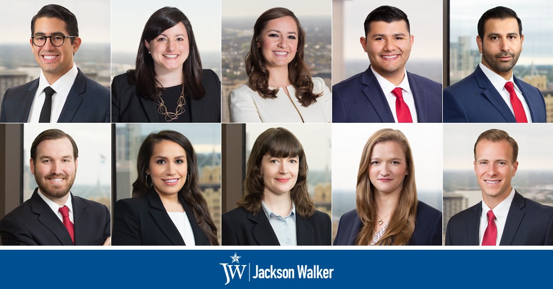 SA Scene Rising Star Lawyers 2021 with Jackson Walker logo