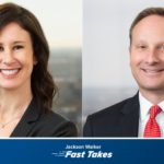 Lindsey Berwick and John Wittenberg with JW Fast Takes logo