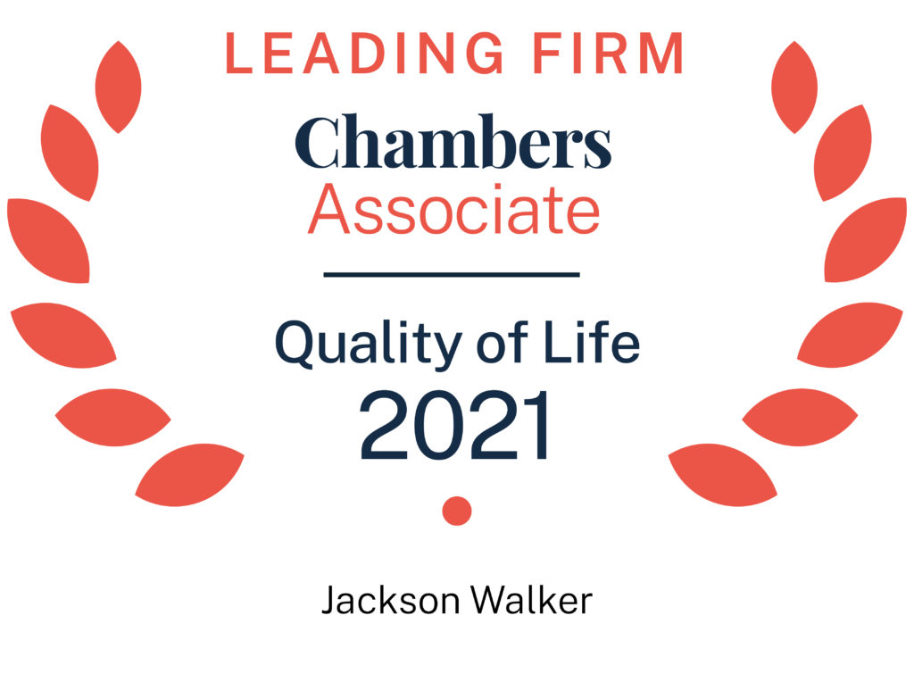 Jackson Walker Chambers Quality of Life