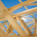 Home frame construction with JW logo