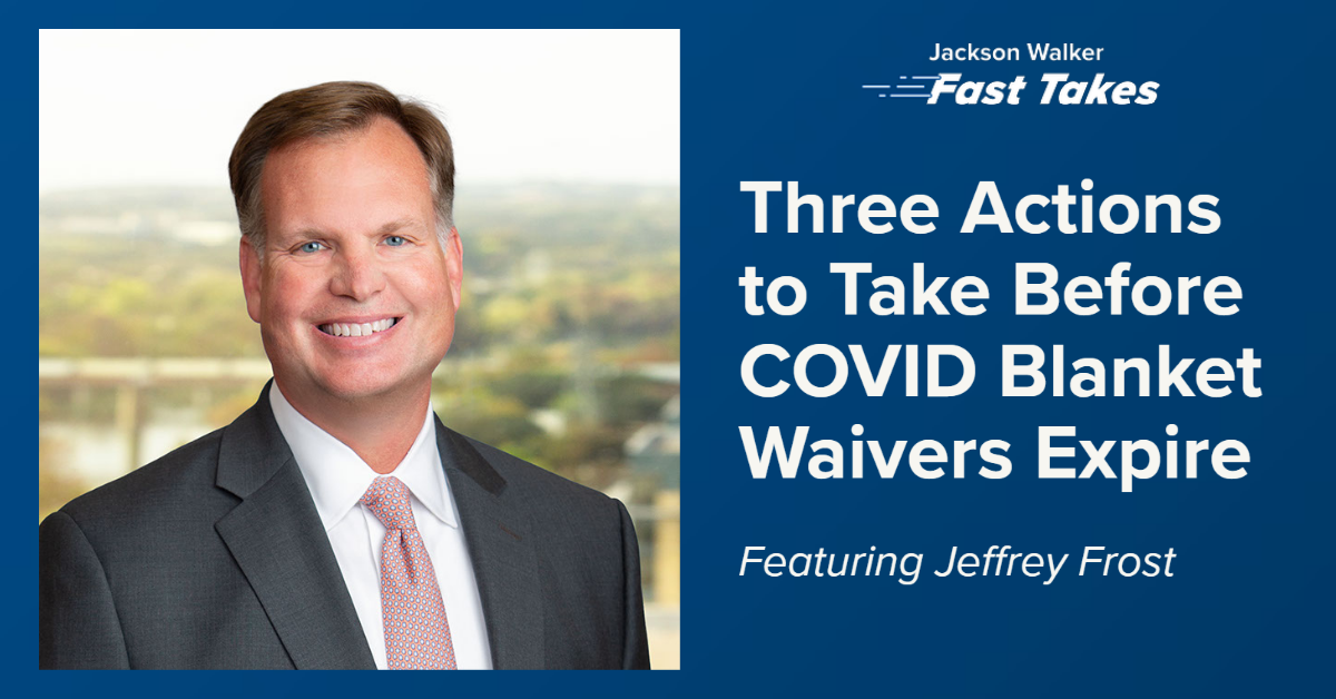 Three Actions Health Systems Should Take Before COVID Blanket Waivers