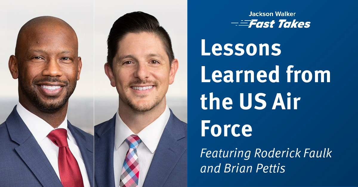 Veterans Roderick Faulk and Brian Pettis on Lessons Learned from the US