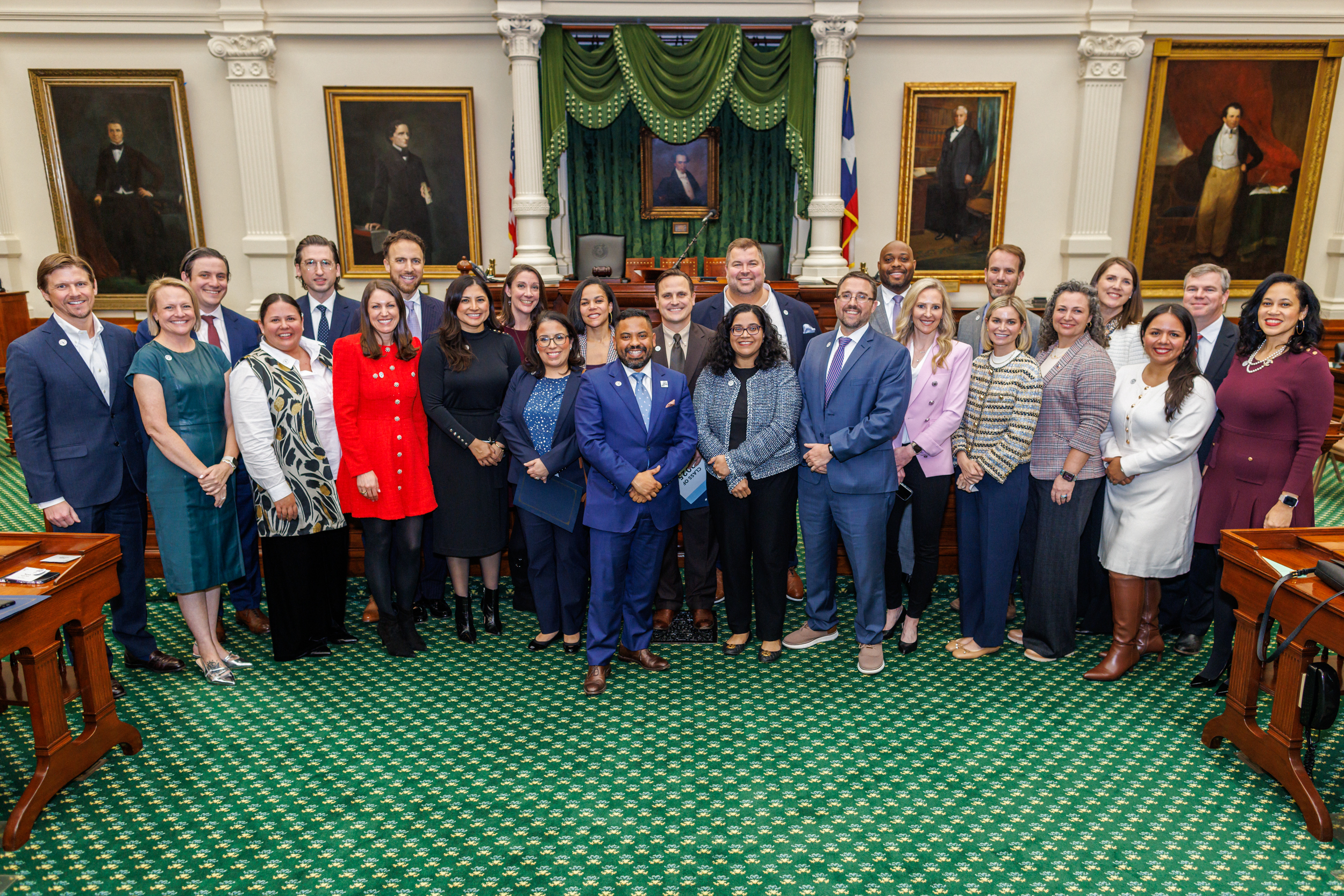 2025 Class of Texas Lyceum Directors in Texas Senate Chambers - Justin Shipley